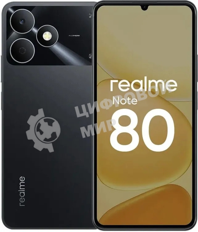 Смартфон Realme Note 80 RMX5388 4Gb, 128Gb, черный