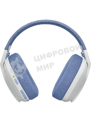 Гарнитура Logitech G435 белый/синий, беспроводная, радиоканал, до 18 ч