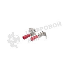 Разъем РпИо 1,25-5-0,8 (ответвительный) GRIO-1,25-6,35 Красный, 100 штук