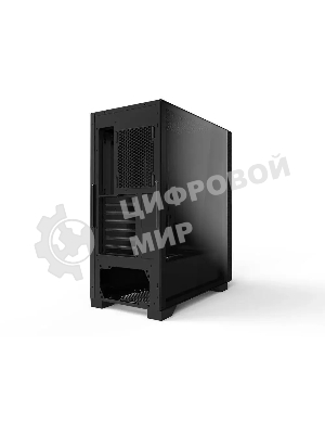 Компьютерный корпус Azza Celesta F черный без БП ATX 5x120мм 5x140мм 2xUSB 2.0 1xUSB 3.0 audio bott PSU