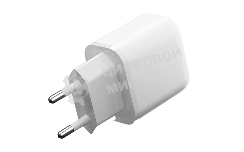 Сетевое зарядное устройство OLMIO Type-C+USB, 20W, 3A, QuickCharge3.0, PowerDelivery, белое