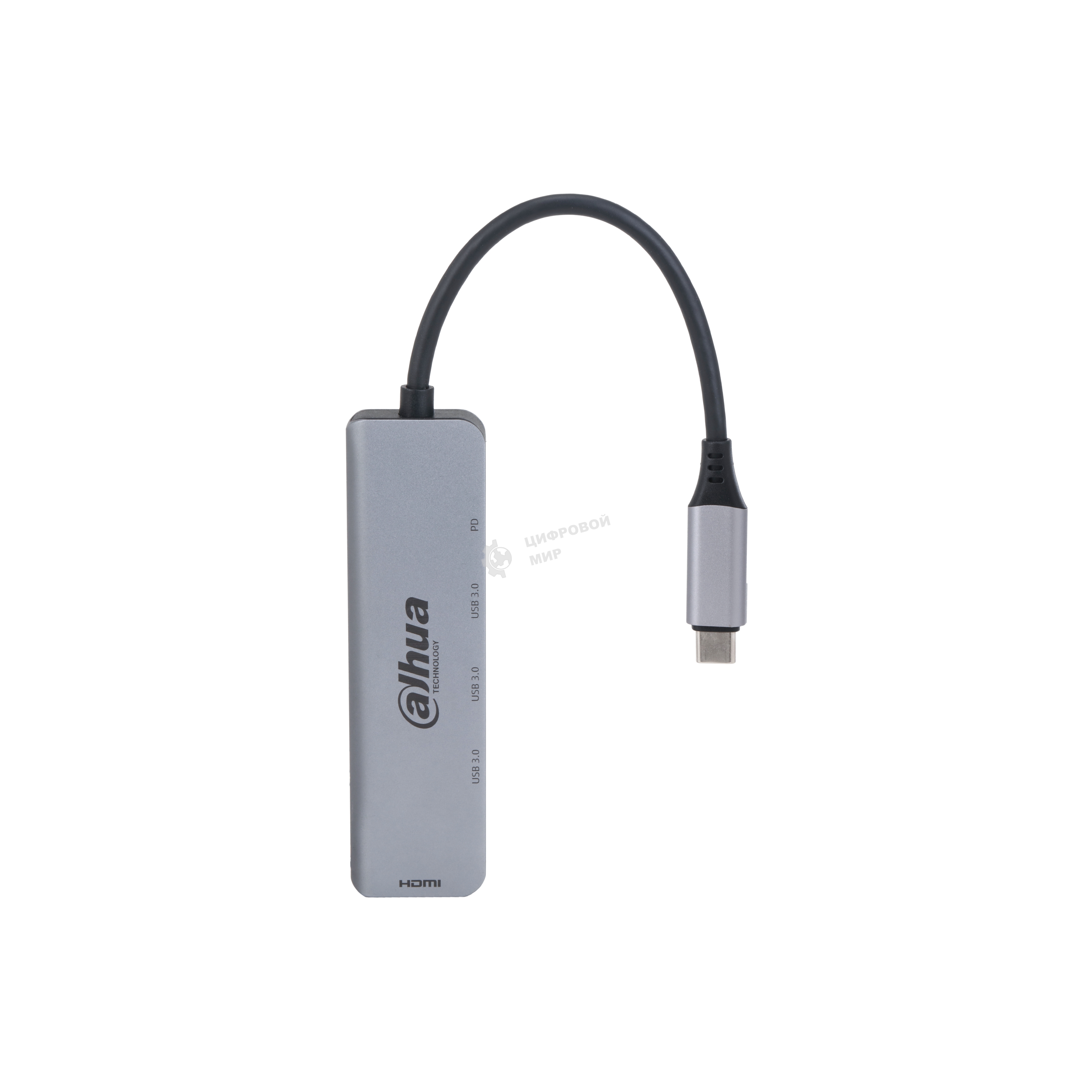 USB-концентратор Dahua 5 in 1 USB 3.1 Type-C to HDMI + USB 3.0 + PD Docking Station