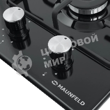 Газовая варочная панель Maunfeld EGHE.32.3EB/G, 2 конфорки, эмалированная сталь, черный