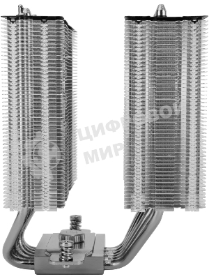 Кулер для процессора Thermalright Royal Knight 120 SE (4-pin PWM, 155мм, Ni/Cu, 6x6мм, 2x120мм, 66.17CFM/59CFM, 25.6dBA/26.1dBA, 1500RPM/1800RPM, S: 1200, 1700, 1851, 115X, AM4, AM5, silver, black)