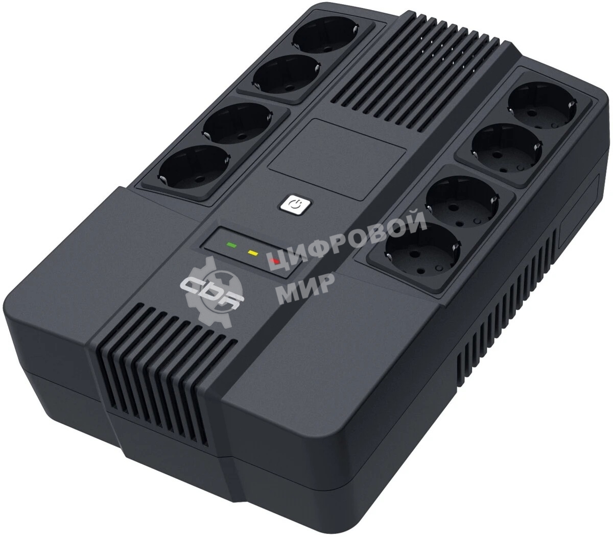 Источник бесперебойного питания CBR UPS-OFK-101E-800/800 ВА/480 Вт/Schuko CEE 7