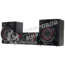 Мини-аудиосистема LG CJ44 черный 480Вт FM USB BT