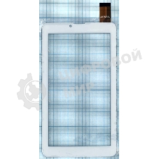Сенсорное стекло (тачскрин) teXet TM-7049 TM-7059, белое
