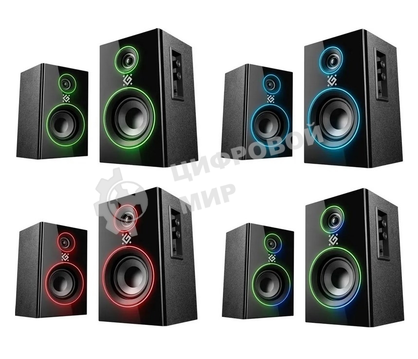 Акустическая система Defender SOLAR 20 черный 2.0