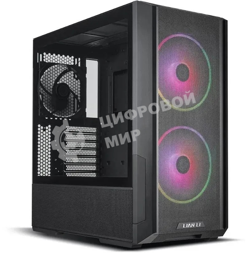 Корпус Lian Li Lancool 216 Black RGB, Midi-Tower, чёрный, 2 x 160 мм, 1 x 140 мм