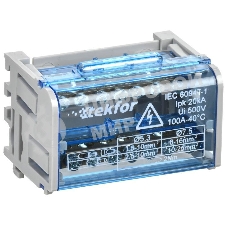 Шины на DIN-рейку (кросс-модуль) IEK TEKFOR ШНК 2х7 L+PEN
