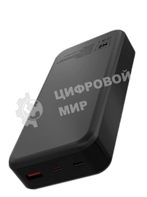Портативный аккумулятор MORE CHOICE (4620202552778) PB29-20 20000mAh 1USB+2Type-C 3.0A 22.5W+PD20W+QC3.0, черный