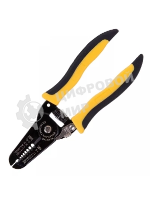 Стриппер многофункциональный Deli DL2607 0,6-2,6мм Размер: 7 дюймов. Диапазон зачистки: 0,6-2,6 мм. Лезвие из материала 50# с черной отделкой. PP+TPR погружная ручка. Пружина с автоматическим возвратом. 2 в 1 инструмент для зачистки проводов и кусачки.