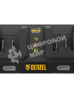 Устройство зарядное для аккумуляторов Denzel IBC-18-3.0-2, Li-Ion, 18В, 3,0 А, для двух батарей