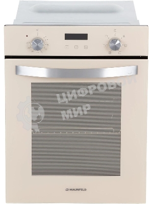 Шкаф духовой электрический Maunfeld EOEM516BG, 45 см, 51 л, бежевый, встраиваемый