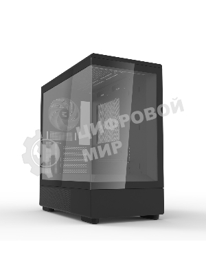 Компьютерный корпус ZALMAN P10, MATX, черный, WINDOW, 2x3.5