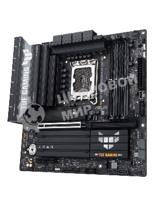 Материнская плата ASUS TUF GAMING B860M-PLUS WIFI, LGA 1851, Intel B860, 4xDDR5, 4xSATA, 3xM.2, 1xPCIe 5.0 x16, 1xPCIe x4, 1xUSB-C, 4xUSB-A 3.2 Gen 1, 2xUSB-A 3.2 Gen 2, 1xHDMI, 1xDP, 1x2.5Gb LAN, 7.1, mATX