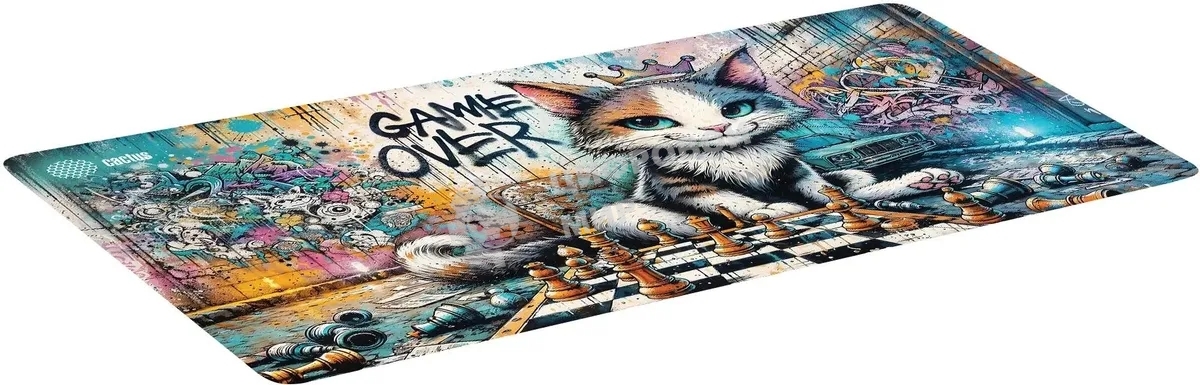 Коврик для мыши Cactus Game Over 700x400x4мм (CS-MP-COR01XLL)