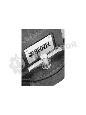 Тиски слесарные Denzel BVH-125, 125 мм, поворотные, стальная направляющая, с наковальней