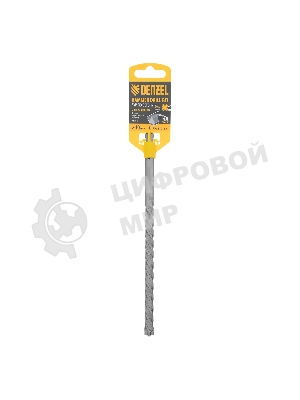 Бур по бетону Denzel цельная крестовая пластина, 10x215 мм, SDS PLUS