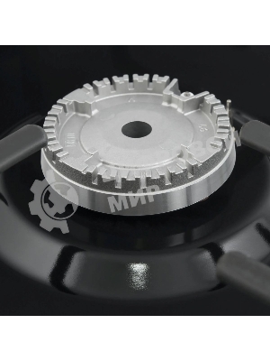 Газовая варочная панель Maunfeld EGHE.32.3EB/G, 2 конфорки, эмалированная сталь, черный