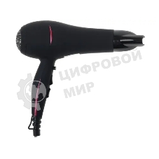 Фен Василиса ФН6-2200 черный/малиновый, 2200 Вт, ионизация