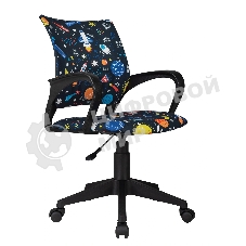 Кресло детское Бюрократ Burokids 1 мультиколор шаттл крестов. пластик