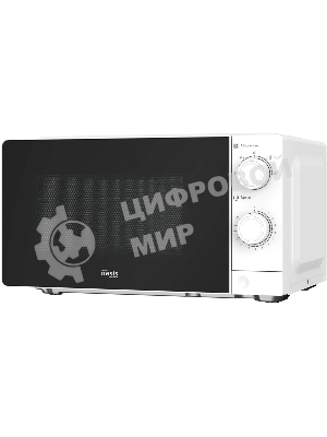 Микроволновая печь Oasis MW-70XW белый, 20 л, 700 Вт, переключатели - поворотный механизм
