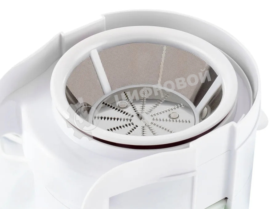 Соковыжималка центробежная Hyundai HY-JE1615 500 Вт рез.сок.:400мл. белый/зеленый