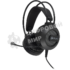 Гарнитура проводная с микрофоном Оклик HS-L300G Black черный 2.2м мониторные USB оголовье (1796949)