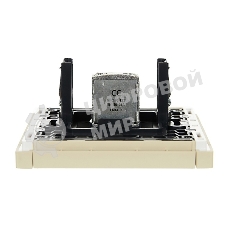 Розетка TV проходная IEK FORTE&PIANO FP429 ваниль