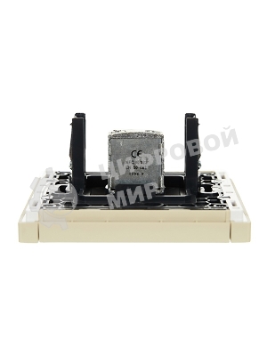 Розетка TV проходная IEK FORTE&PIANO FP429 ваниль