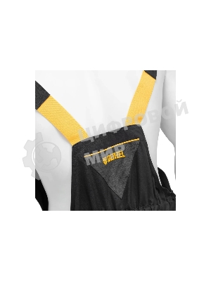 Полукомбинезон профессиональный рабочий Denzel 90391 65% полиэстер 35% хлопок, XXXL