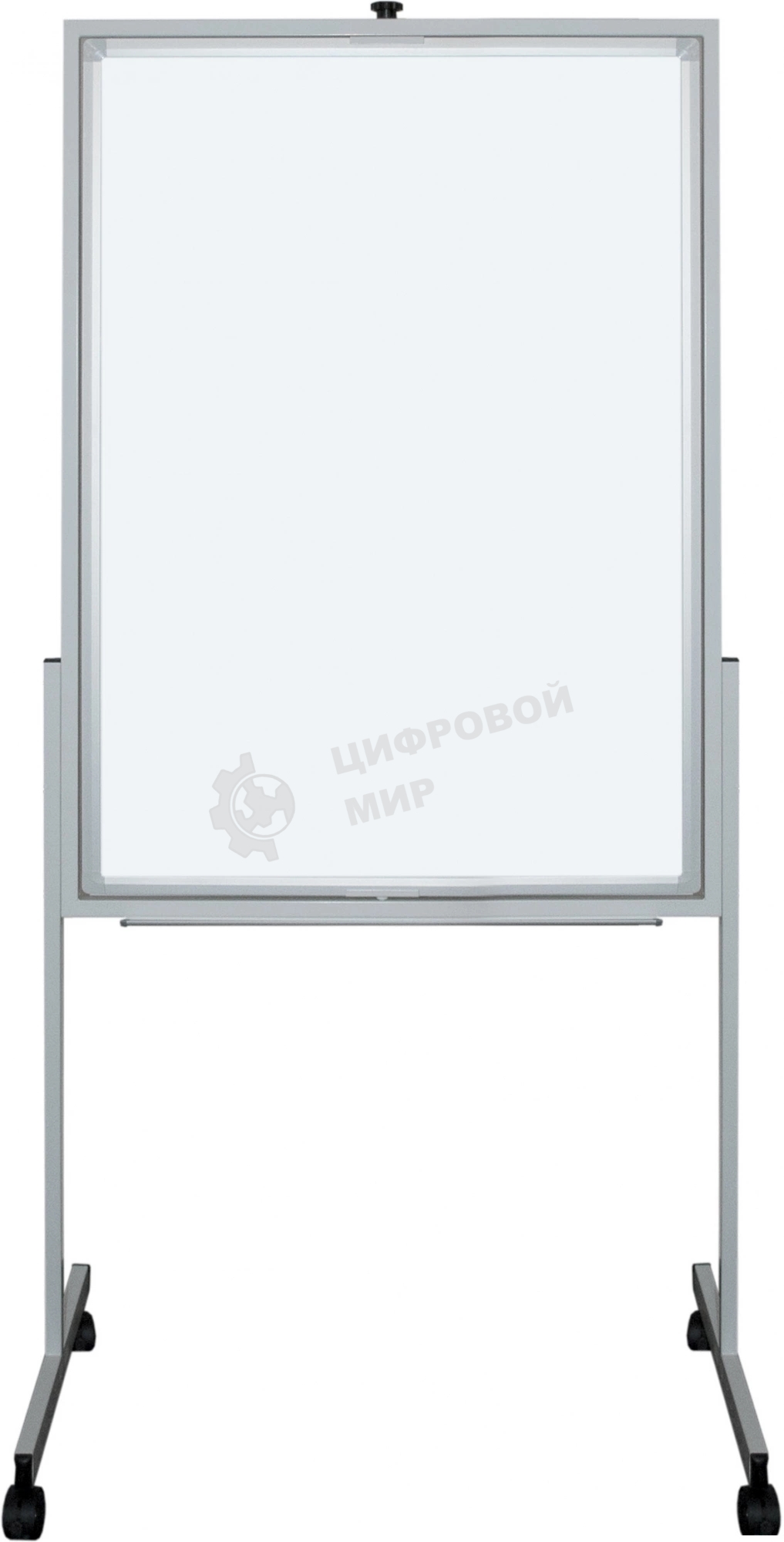 Флипчарт Silwerhof DAILY, лак, 70x100см на роликах белый вращающаяся