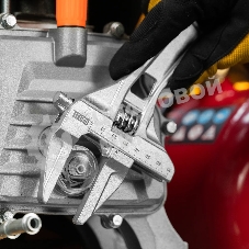 Ключ разводной Denzel 205 мм, алюминиевый