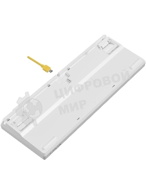 Клавиатура проводная A4Tech Bloody S87 Energy (S87 USB ENERGY WHITE) USB белый/желтый