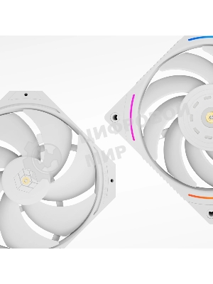 Кулер для процессора Thermalright Royal Pretor 130 Ultra White (4-pin PWM, 158mm, Ni/Cu, 7x6mm, 1x120mm ARGB +1x130mm, 69CFM/81.88CFM, 27dBA/28.3dBA, 2150RPM/1750RPM, S: 1200, 1700, 1851, 115X, 2011, 2066, AM4, AM5, white)