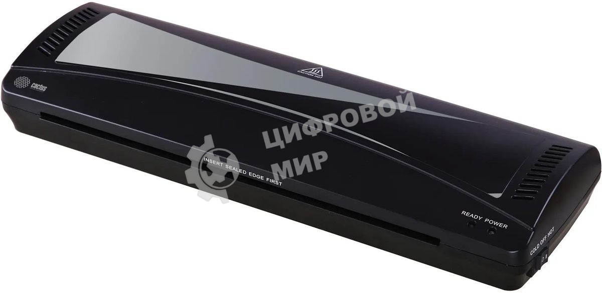 Ламинатор Cactus CS-LAB-M5 черный A3 (80-125мкм) 25 см/мин (2 вал.) хол. лам. лам. фото