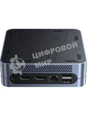 Мини ПК Chuwi LarkBox S i3 1220P (1.5) 16Gb SSD 512Gb UHDG Win 11Pro GbitEth WiFi BT 90W серый/черный