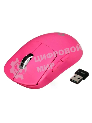 Мышь игровая беспроводная Logitech G PRO X Superlight 2 Pink (910-006801)
