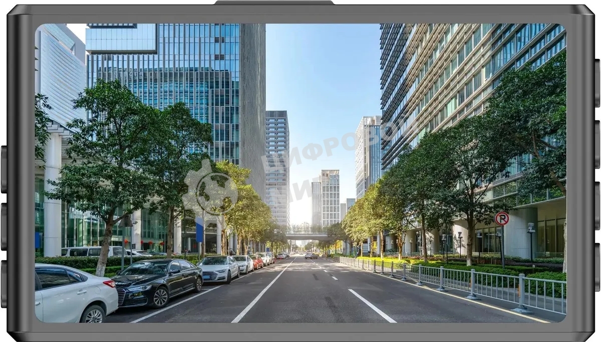 Видеорегистратор Digma FreeDrive 300W черный 4Mpix 1400x2560 130гр.