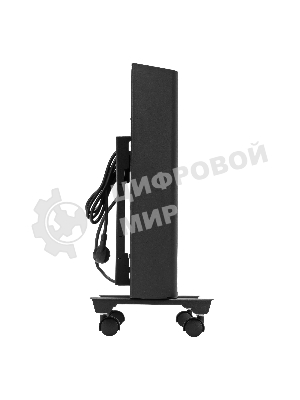 Конвектор электрический Denzel XCE-1500B черный, 1500 Вт, 20 м2, термостат