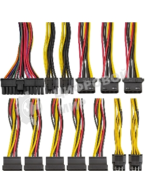 Блок питания ExeGate 850NPXE (EX292245RUS-S), 850Вт, (ATX, PPFC, SC, 12cm fan, 24pin, 2x(4+4)pin, 2xPCI-E, 5xSATA, 3xIDE, черный, кабель 220V 1,8м с защитой от выдергивания)