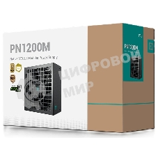 Блок питания Deepcool/GamerStorm PN1200M, 1200Вт, 80 PLUS Gold, 135мм, модульный, черный