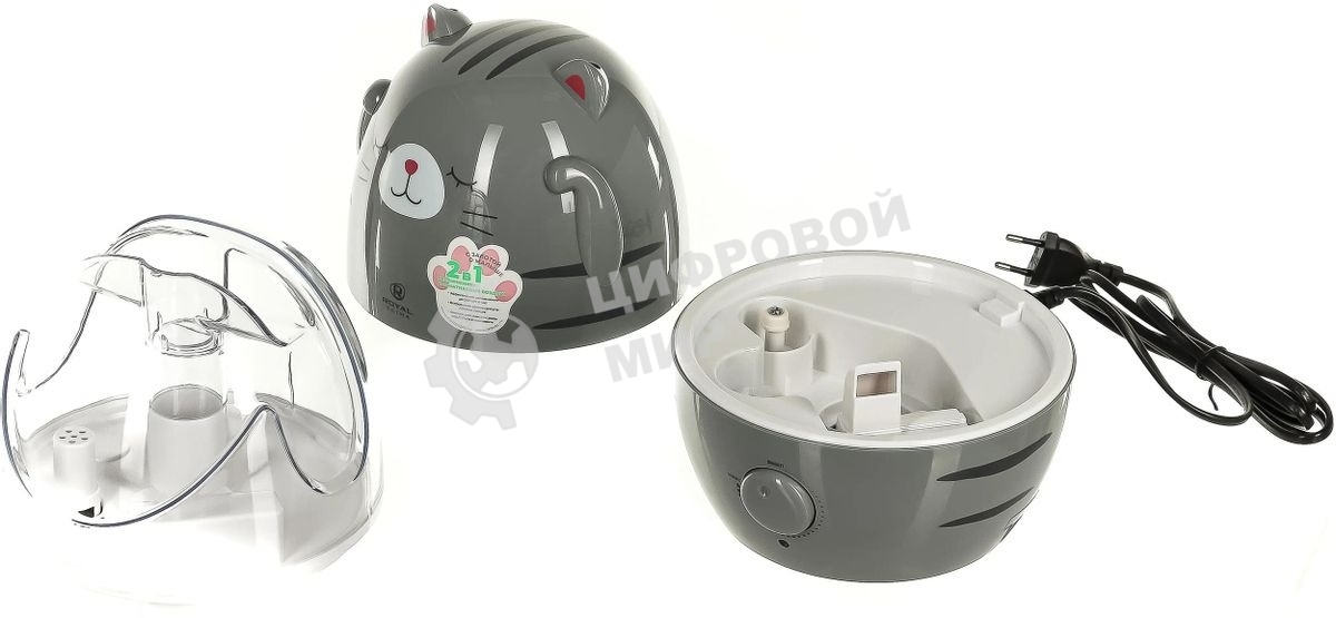 Увлажнитель воздуха ультразвуковой Royal Clima RUH-MR200/1.5M-GR 20Вт серый