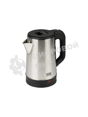 Чайник электрический Homestar HS-1041 1.8 л, 1500 Вт, нержавейка, стальной/черный
