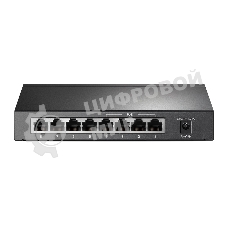 Коммутатор TP-Link TL-SG1008P, 4×1 Гбит/с PoE+ + 4×1 Гбит/с Uplink, неуправляемый