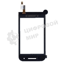 Сенсорное стекло (тачскрин) для Samsung GT-S5820, черное