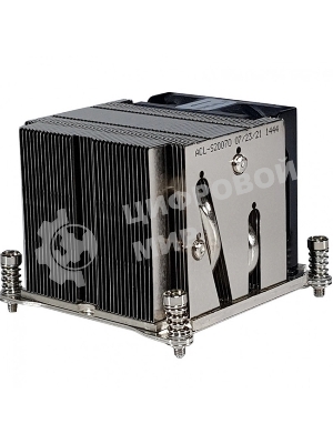 Кулер серверный Ablecom ACL-S20070 черный, 60 мм, алюминий/медь, 8400 об/мин, 52 дБ, 4 pin, 145 Вт, 64.5 мм