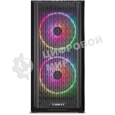 Корпус Lian Li Lancool 216 Black RGB, Midi-Tower, чёрный, 2 x 160 мм, 1 x 140 мм