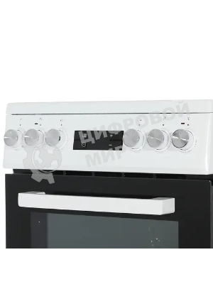 Плита электрическая Beko FSM57300GW белый, конфорок 4 электрических, духовка 55 л, 50 см x 85 см x 60 см